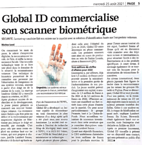 Lire la suite à propos de l’article [NEWS] A la UNE de l’ AGEFI Suisse, Nouvelle Agence Économique et Financière et page 5